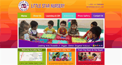 Desktop Screenshot of littlestarnursery.com
